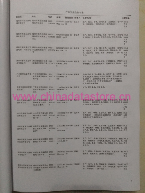 廣東五金企業(yè)黃頁可開展精準(zhǔn)營銷，電話營銷、郵件營銷、傳真營銷等等多管齊下，圓您銷售冠軍夢(mèng)